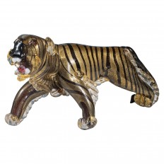 Murano glass roaring tiger